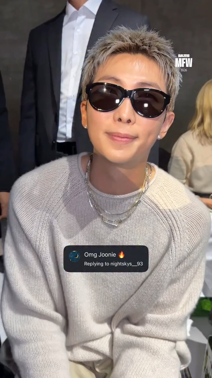 Dazed IG Post with Namjoon  - 280925
