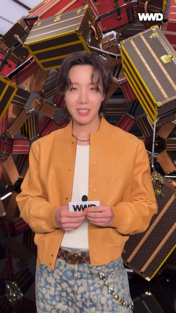 WWD Japan IG Post feat. Hobi - 110925