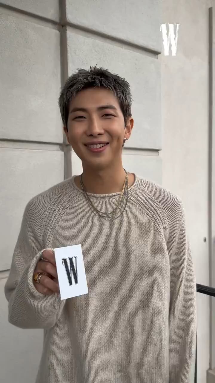 W Korea IG Post with Namjoon - 270925