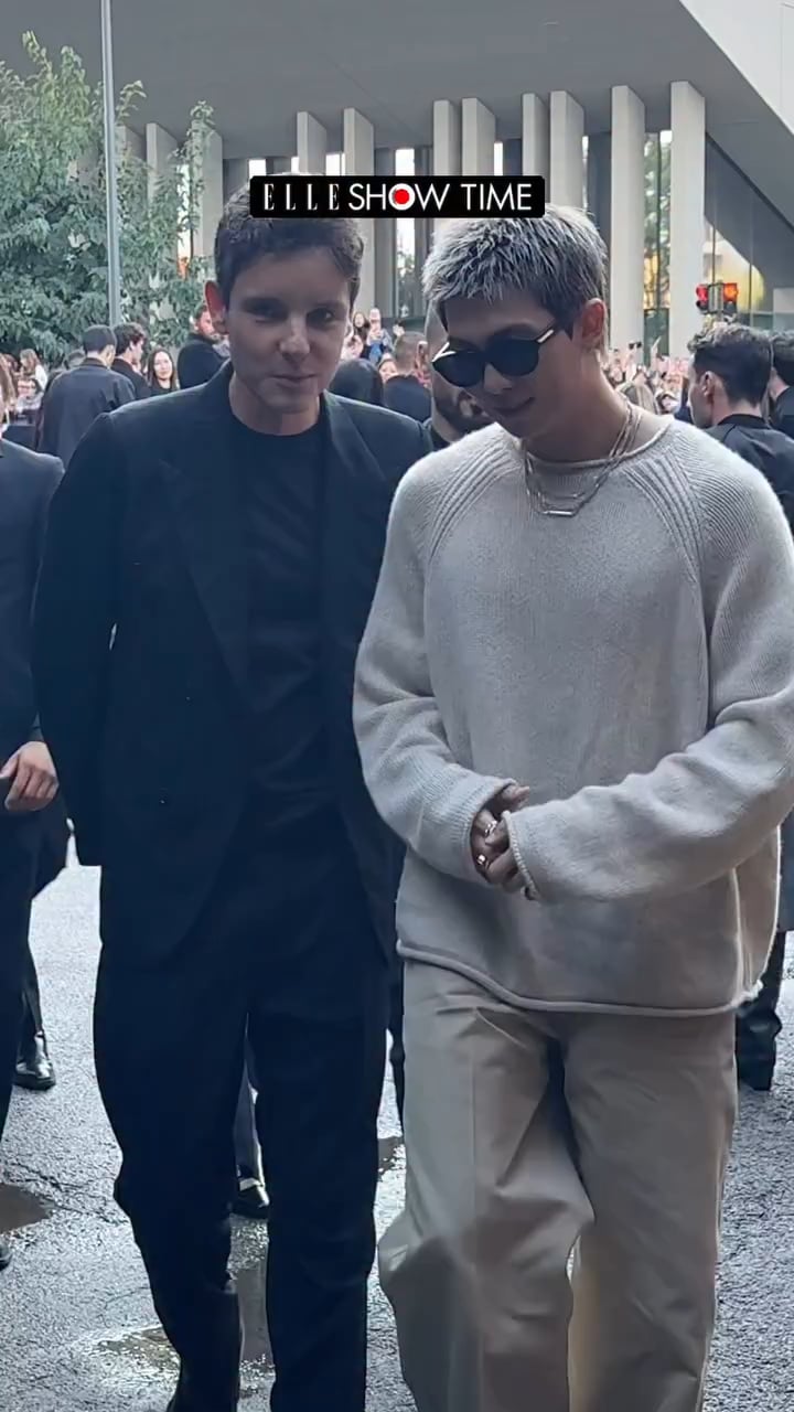 ELLE Korea IG Post feat. Namjoon at the Bottega Veneta Summer 2026 show - 280925