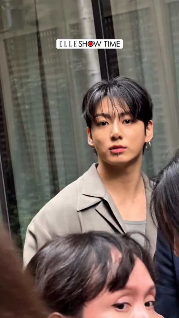 ELLE Korea IG Post feat. Jungkook at Calvin Klein SS26 fashion show - 130925