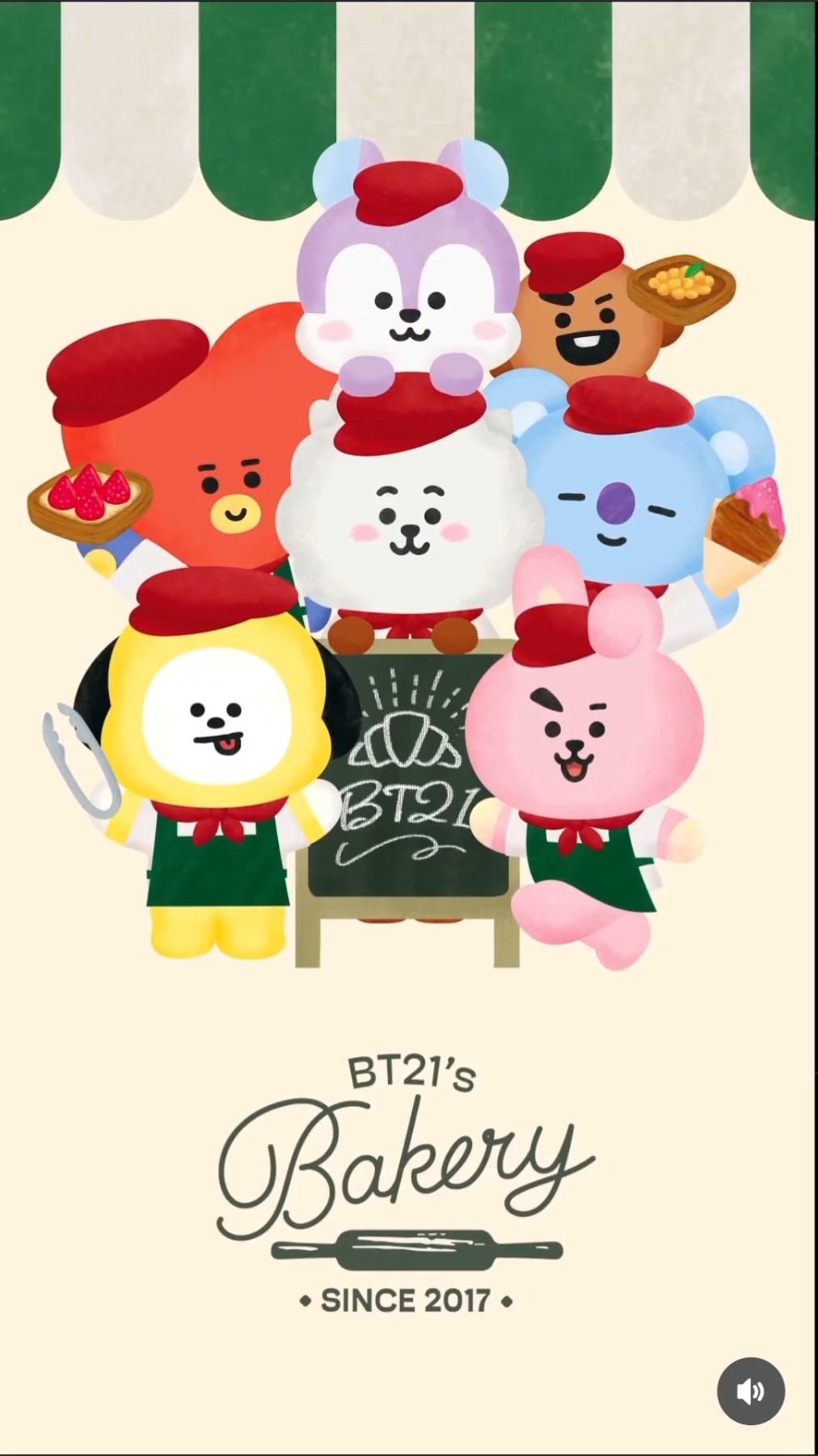 250926 BT21 on Instagram - (Japan only) Fresh from the oven—BT21’s Bakery Series is here 🥯 Step inside and enjoy the cozy vibes ✨
