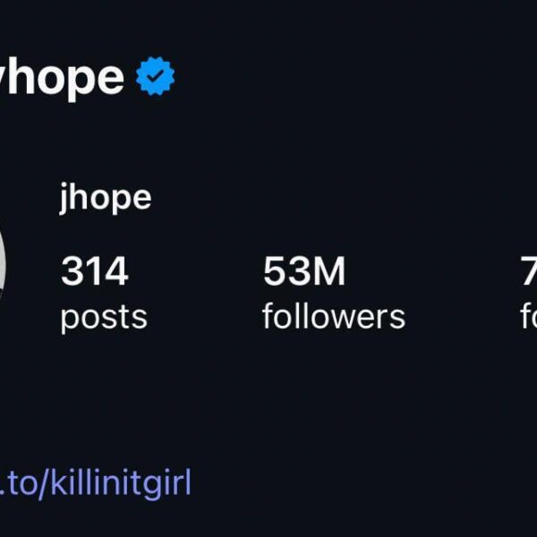 Hobi has changed his IG profile picture - 260925