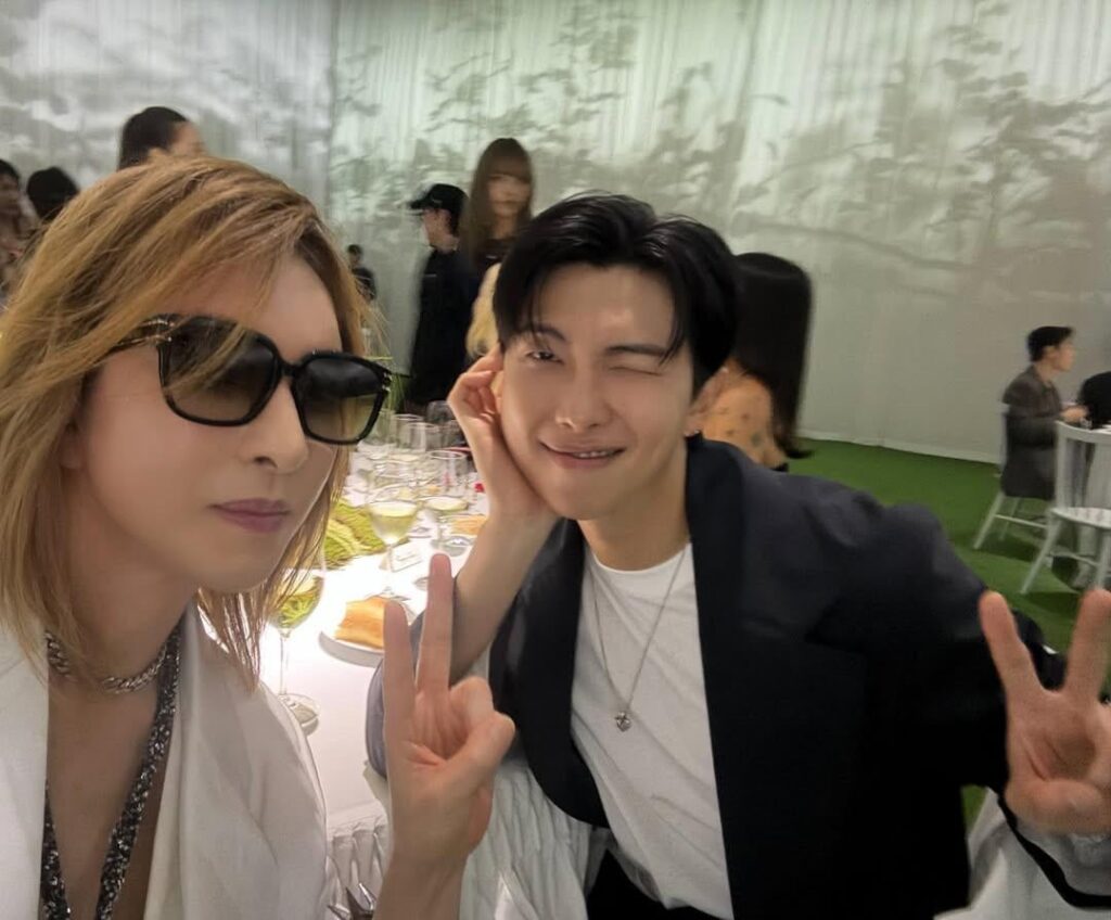 250916 Yoshiki on Instagram with RM