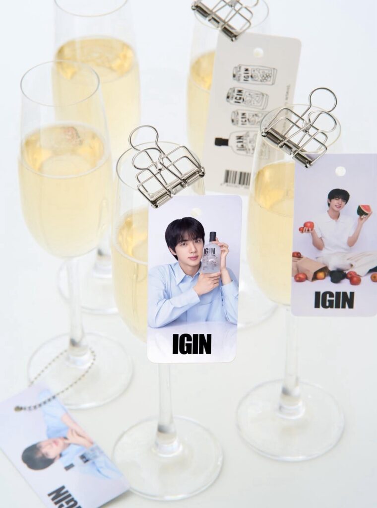 250925 IGIN on Instagram (featuring Jin): Guess who's coming to today's party! No cool party is complete without IGIN, right?🥂🍾