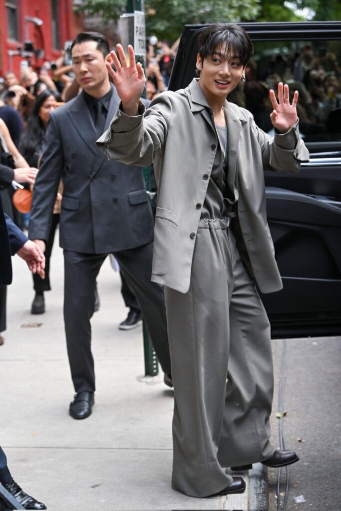 [Getty Images] Jungkook at Calvin Klein SS26 fashion show - 130925