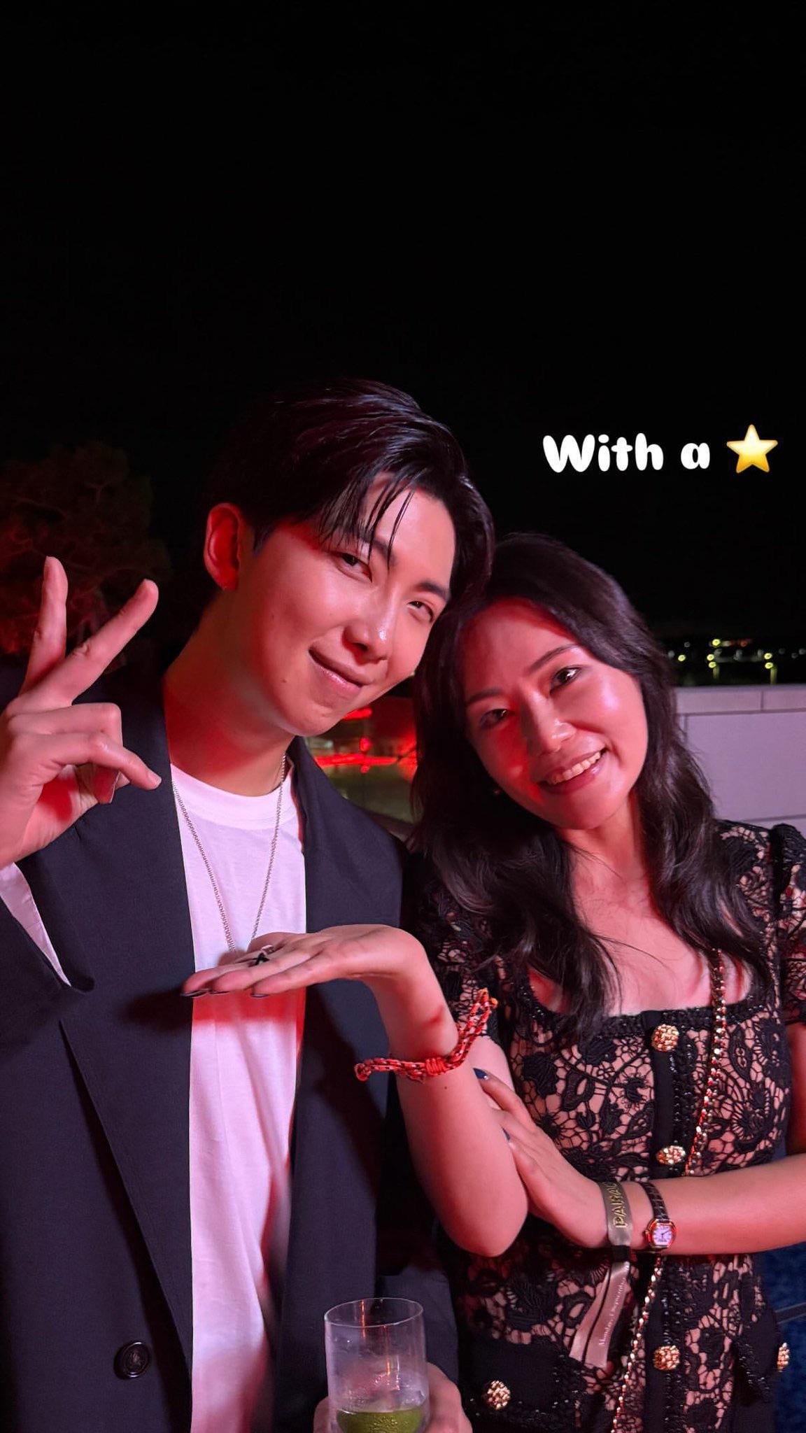250902 Frieze Head of VIP & Business Development Minju Kweon on Instagram with RM