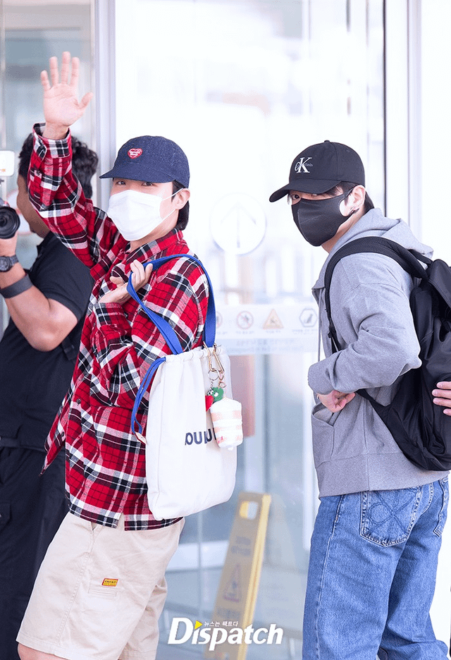 250911 j-hope & Jungkook's departure to the US