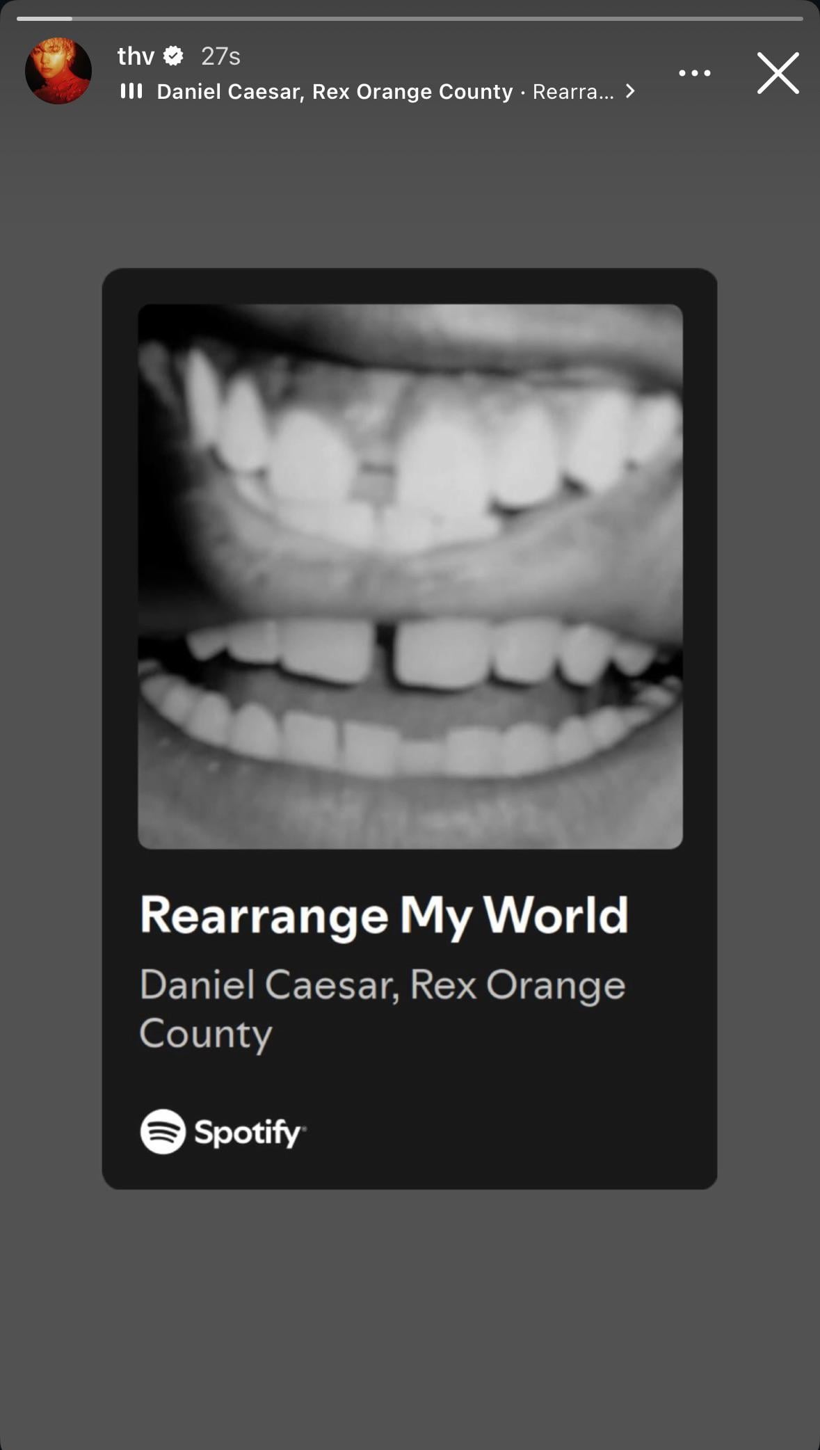 Taehyung IG Story 250925