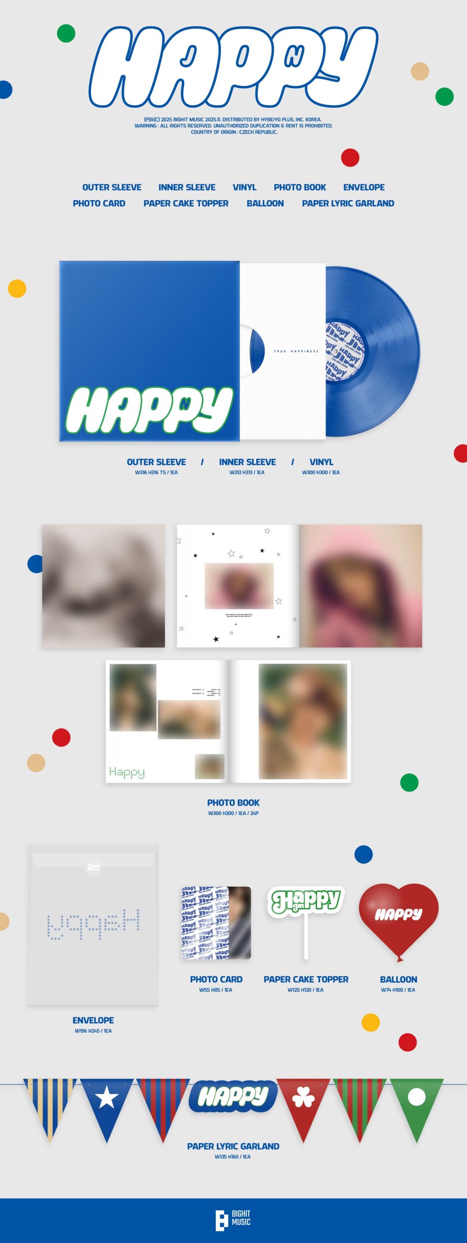 [NOTICE] Jin “Happy” LP Pre-Order - 141025
