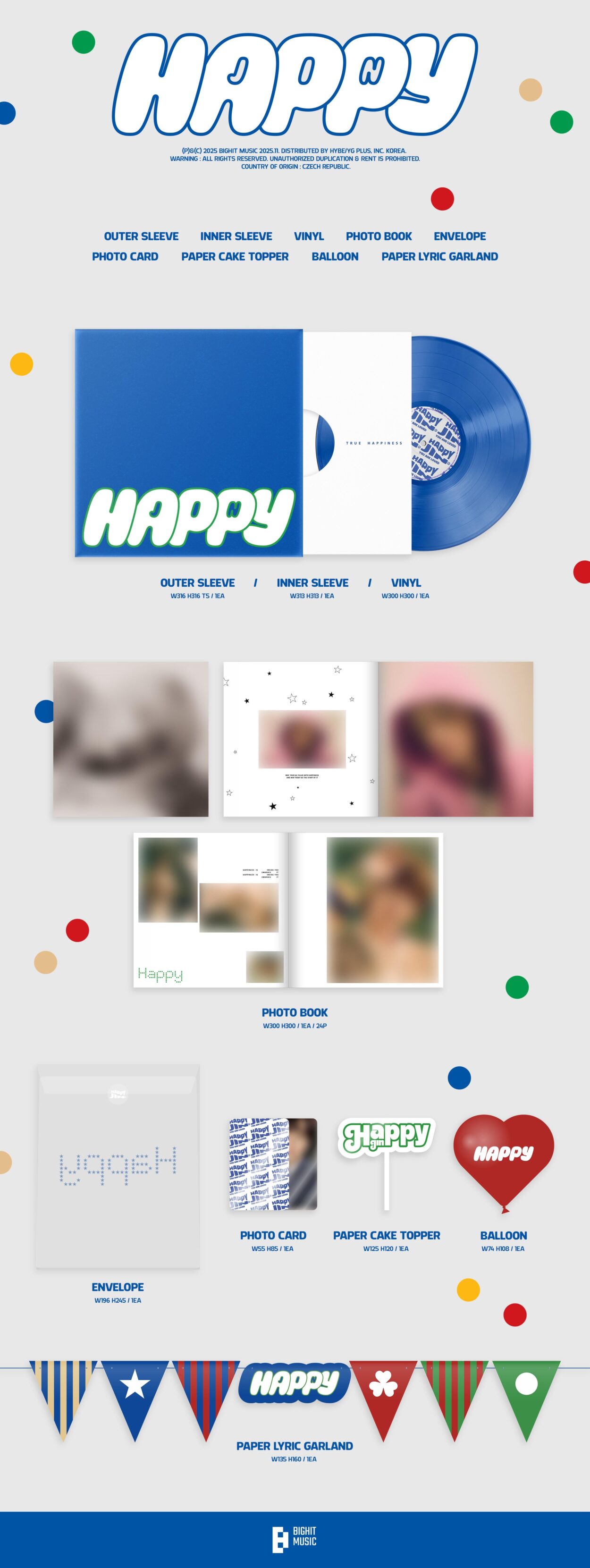 251014 [NOTICE] Jin “Happy” LP Pre-Order