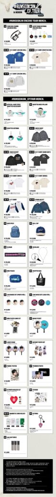 251029 [NOTICE] On-Site Sales of #RUNSEOKJIN_EP.TOUR_ENCORE Official Merchandise and Other Booths