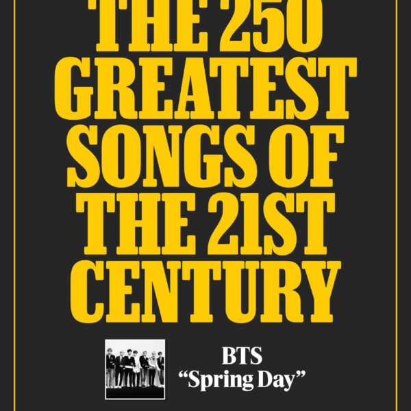 [Rolling Stone] Rolling Stone names BTS’ "Spring Day" as one of the greatest songs of the 21st century - 081025