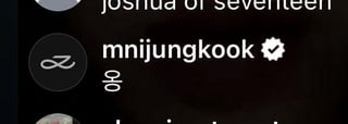 251012 Jungkook’s comments on SEVENTEEN Mingyu’s Instagram Live