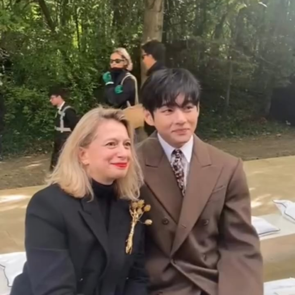 Vogue Hong Kong IG Post feat. Taehyung at the Celine Summer 2026 show - 051025