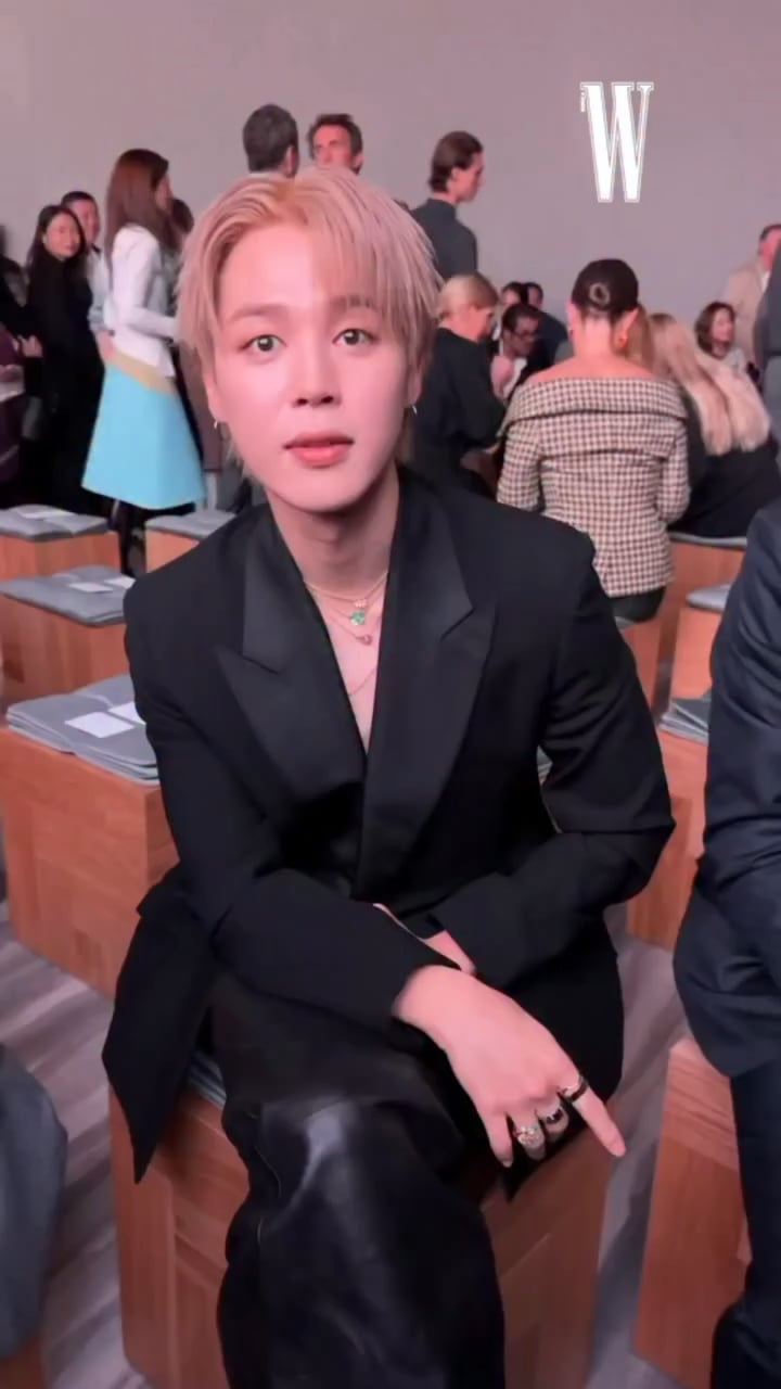 W Korea IG Post feat. Jimin at the Dior SS26 show - 011025