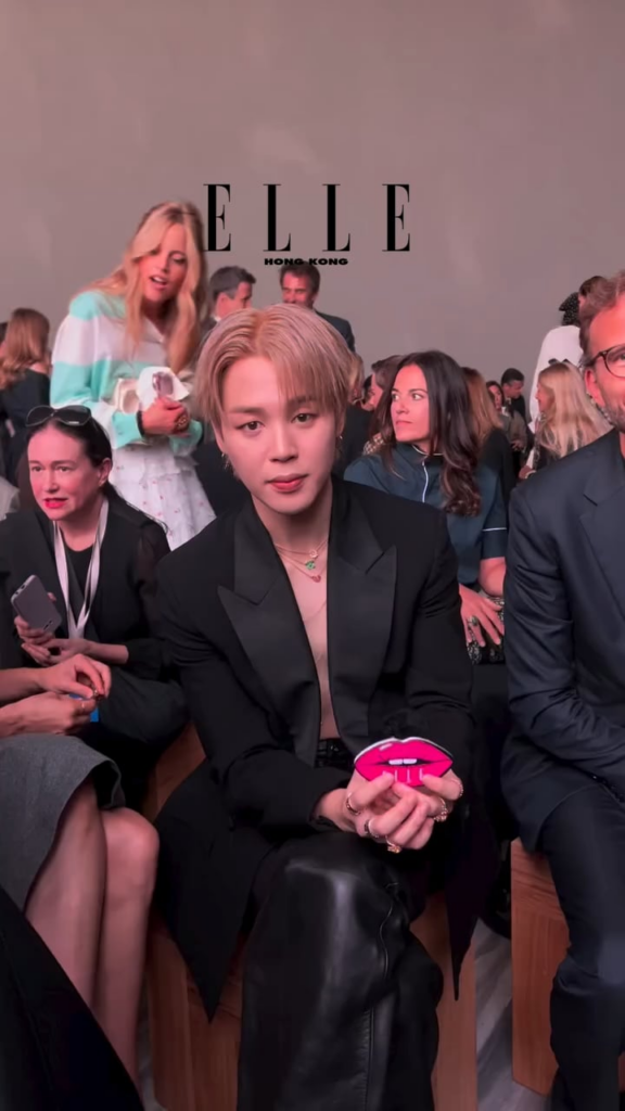 ELLE Hong Kong IG Post (2) feat. Jimin at the Dior SS26 show - 011025