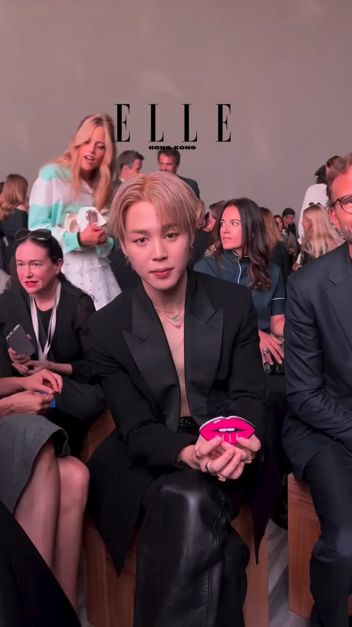 ELLE Hong Kong IG Post (2) feat. Jimin at the Dior SS26 show - 011025