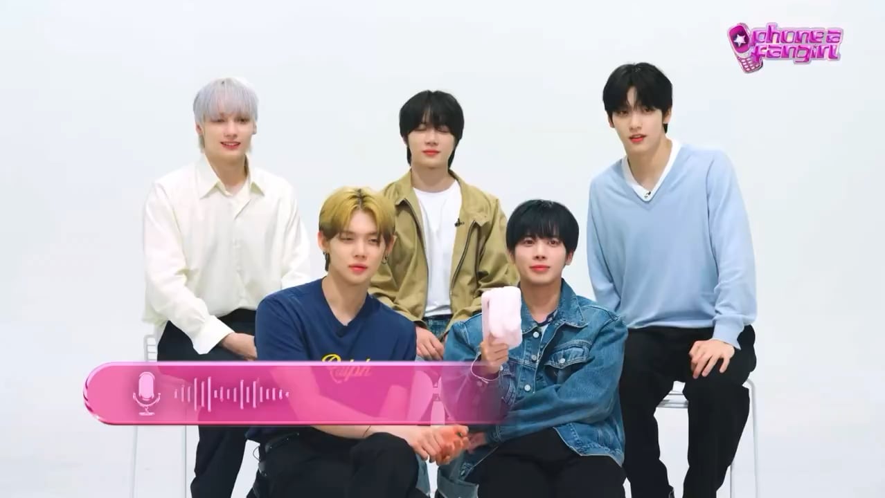 251011 TXT mentioned Jin on their interview “Phone A Fangirl” and said they played Tetris with him recently