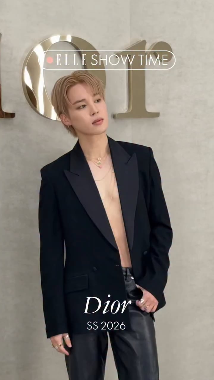 ELLE Thailand IG Post feat. Jimin at the Dior SS26 show - 011025
