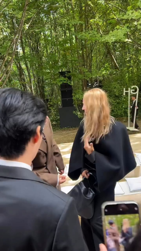 DAZED Korea IG Post feat. Taehyung & Uma Thurman at the Celine Summer 2026 show - 051025