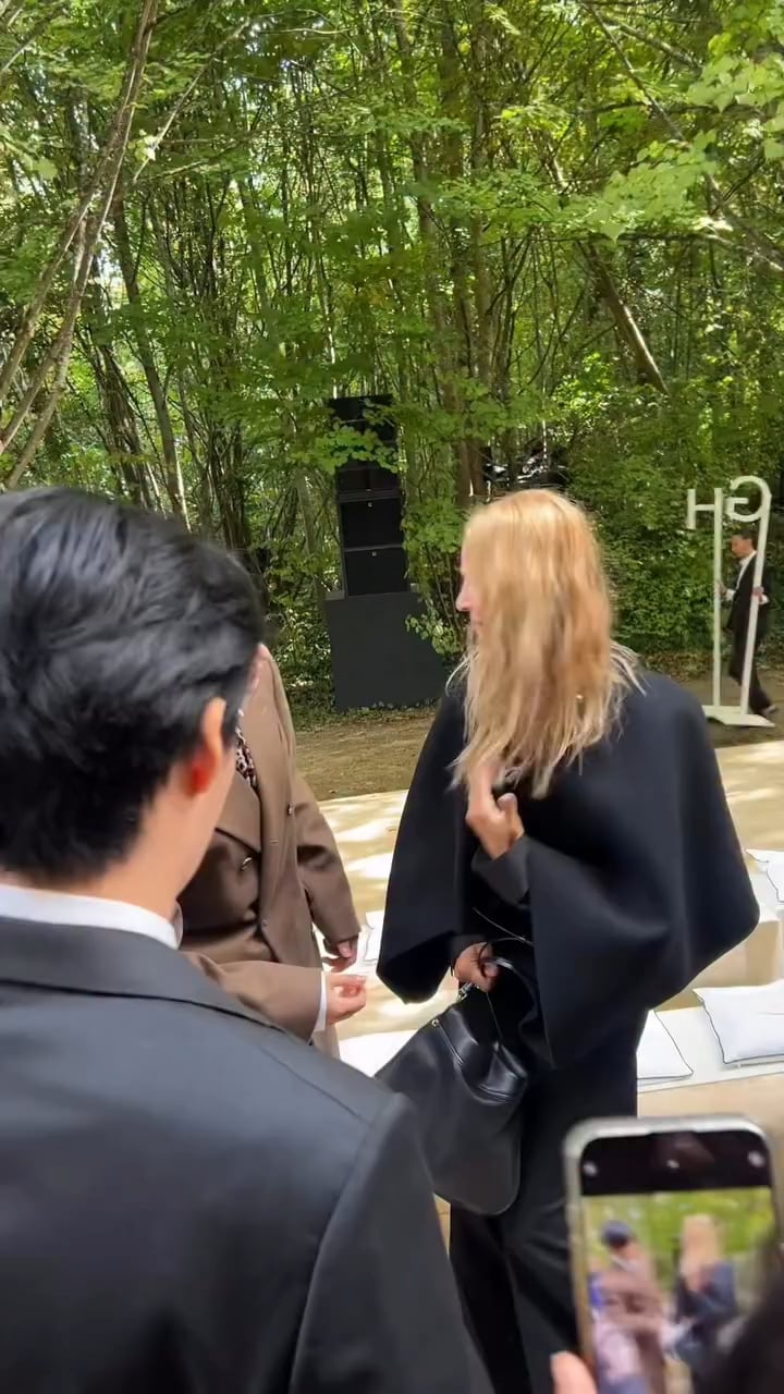 DAZED Korea IG Post feat. Taehyung & Uma Thurman at the Celine Summer 2026 show - 051025