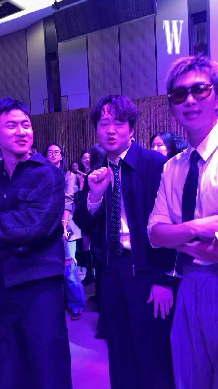 W Korea IG Post (2) feat. Namjoon at the W Korea ‘Love Your W 2025’ event - 161025