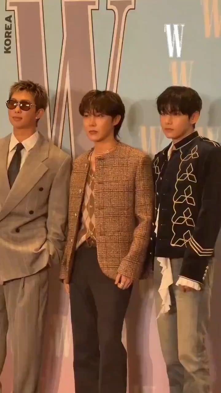 W Korea IG Post feat. Namjoon, Hobi & Taehyung at the W Korea ‘Love Your W 2025’ event - 151025