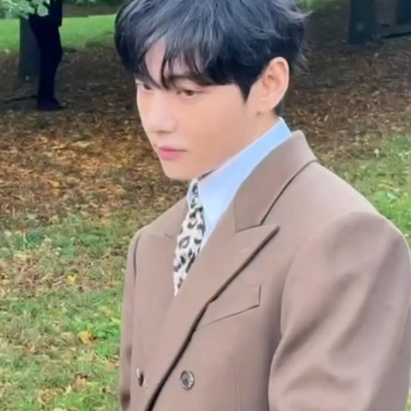 FASHIONSNAP IG Post feat. Taehyung at the Celine Summer 2026 show - 051025