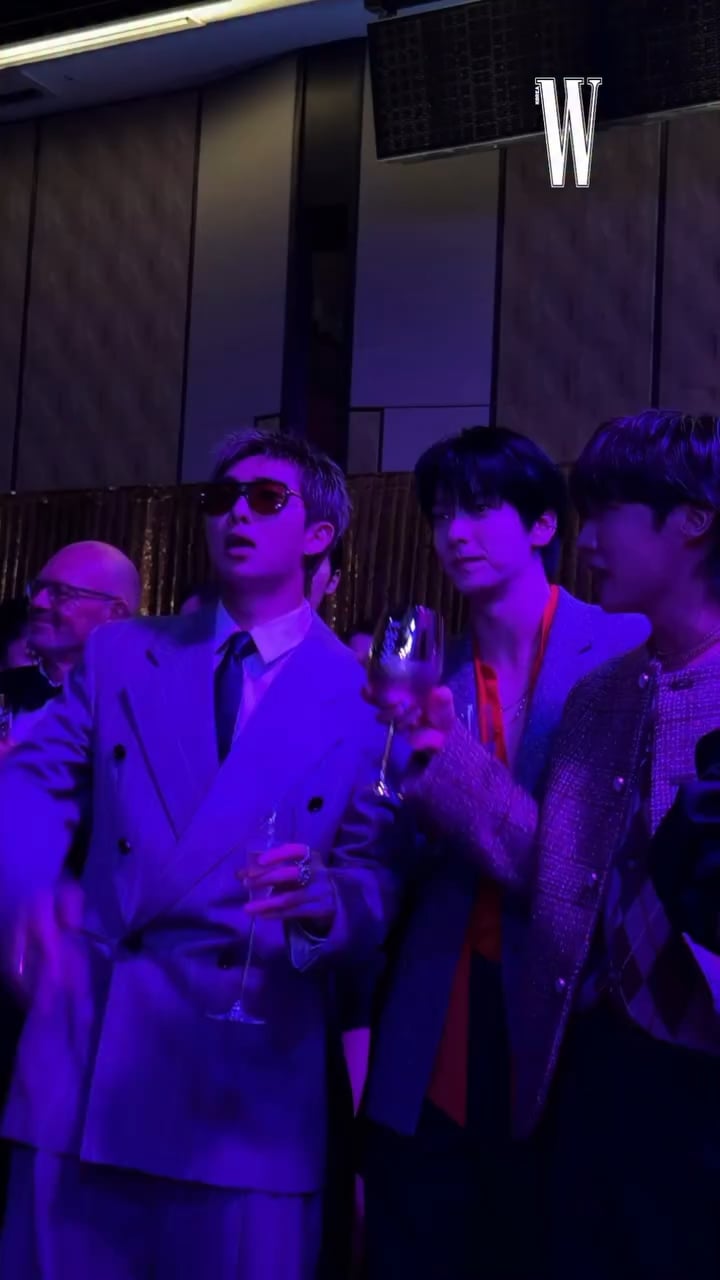 W Korea IG Post feat. Namjoon, Hobi & Taehyung at the W Korea ‘Love Your W 2025’ event - 161025