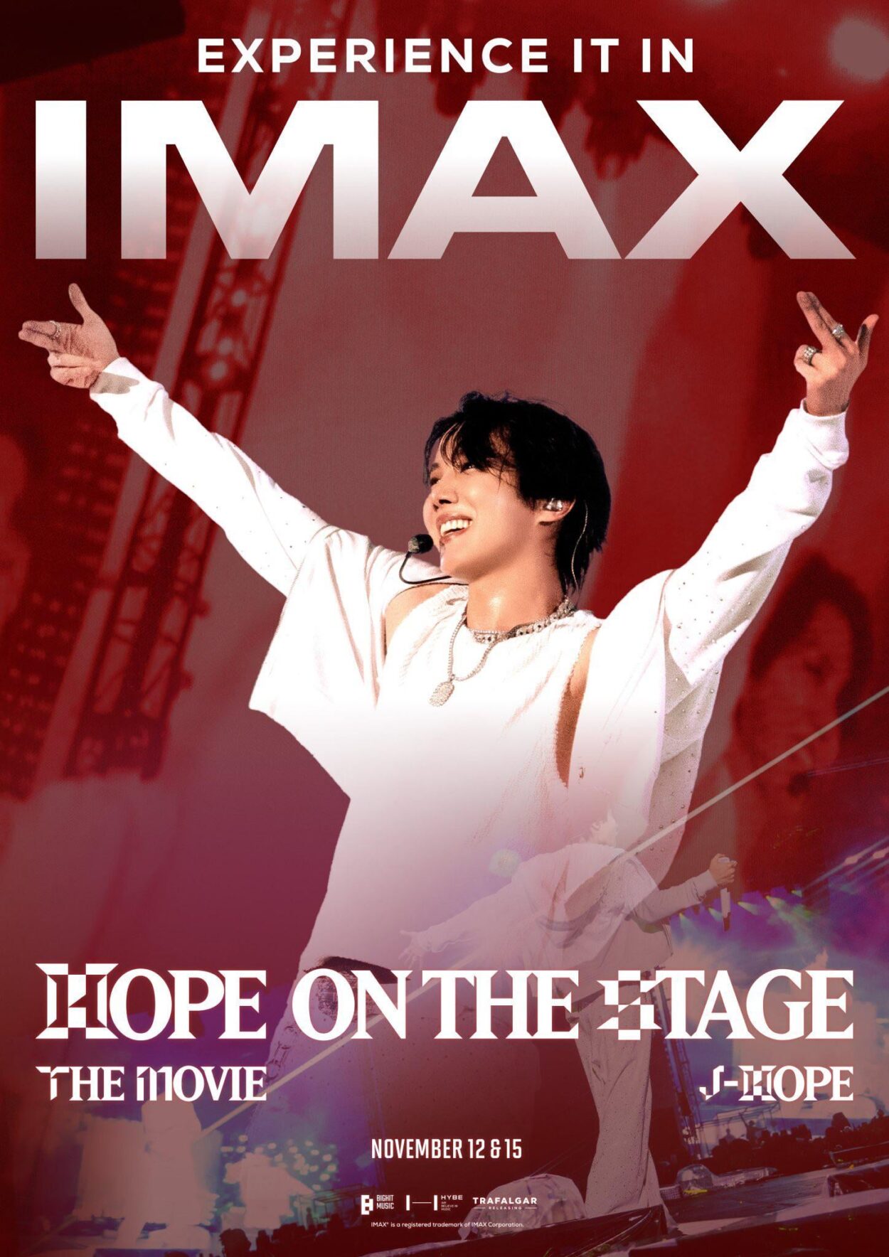 251021 BTS Official on Twitter: j-hope Tour 'HOPE ON THE STAGE' THE MOVIE IMAX Poster