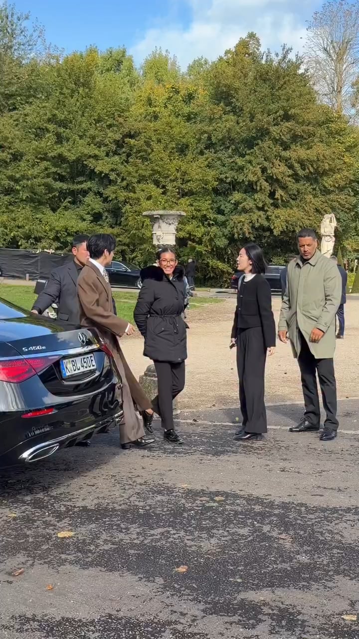 W Korea IG Post feat. Taehyung at the Celine Summer 2026 show - 051025