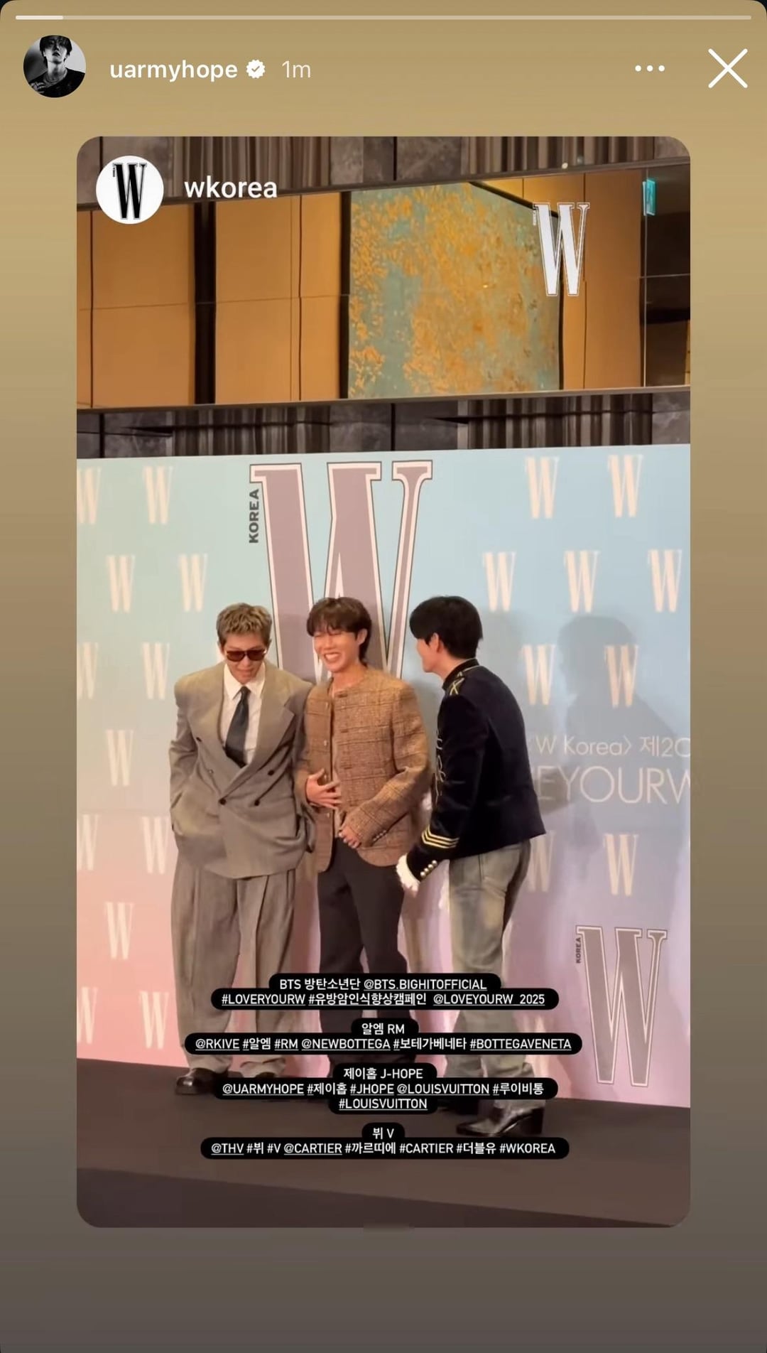 251015 j-hope on Instagram