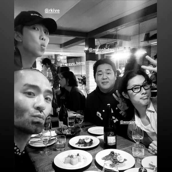 Stylist Kim Youngjin IG Story with Namjoon 261025