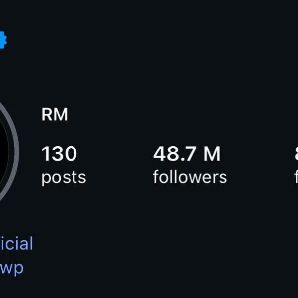 Namjoon has updated his Instagram profile pic - 301025