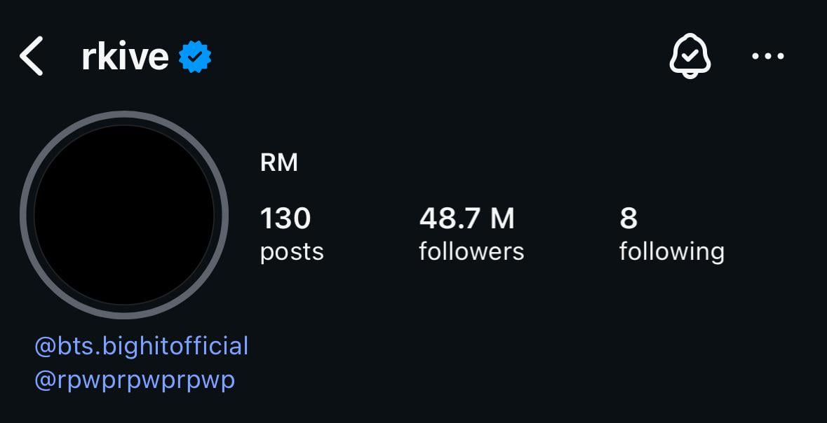 Namjoon has updated his Instagram profile pic - 301025