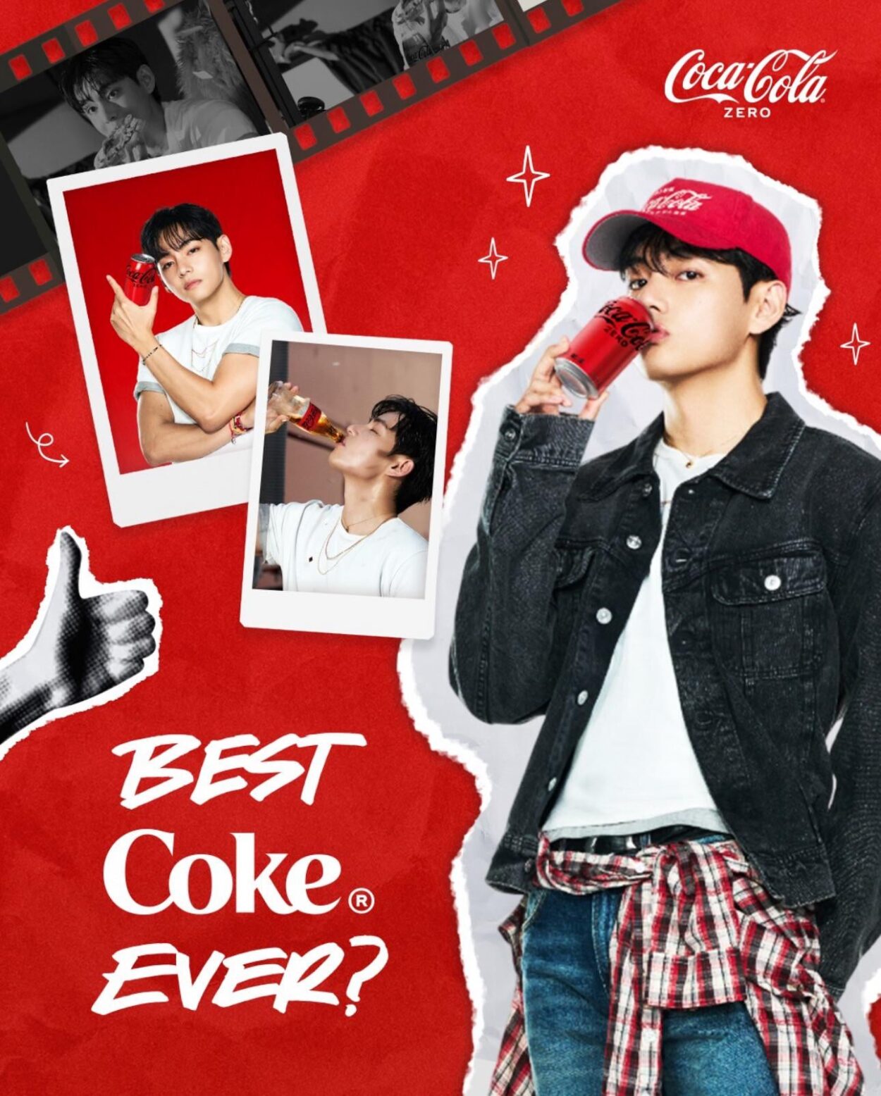 251031 Coca Cola Korea on Instagram featuring V