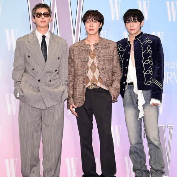 251015 RM, j-hope and V at the W Korea ‘Love Your W 2025’ event