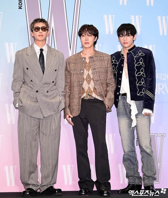 251015 RM, j-hope and V at the W Korea ‘Love Your W 2025’ event