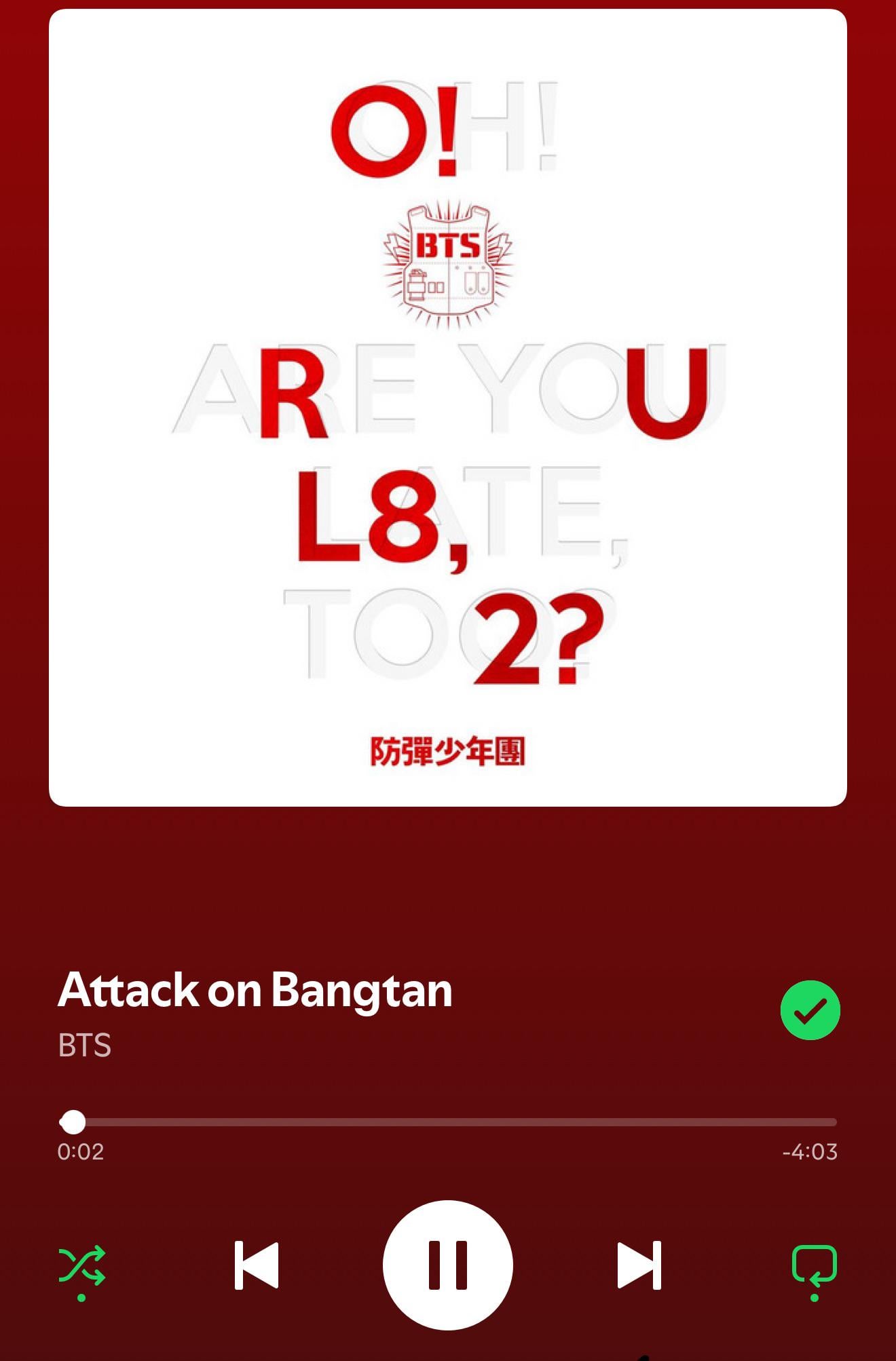 A song that hypes me up like no other. What’s that one BTS song for you?