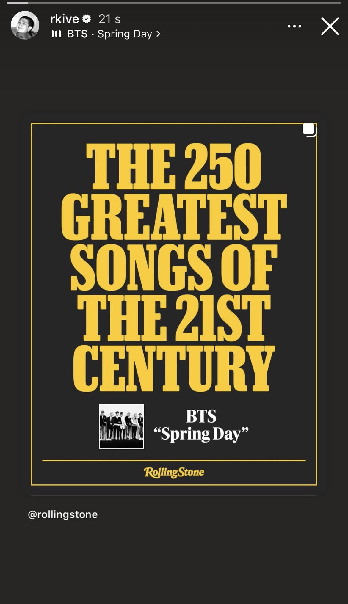 Namjoon IG Story 121025