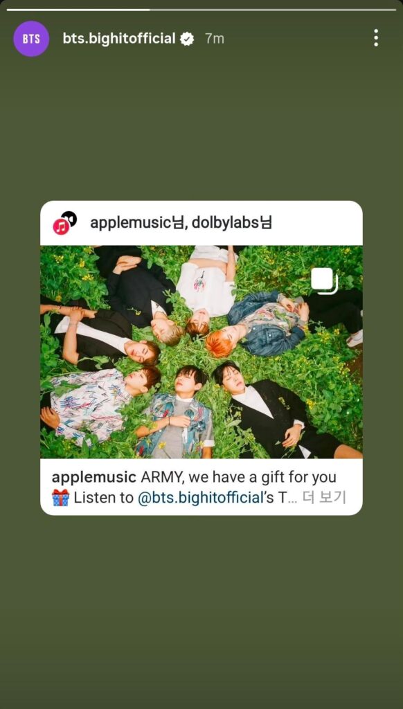 [BTS.bighitofficial] IG Story - 221125