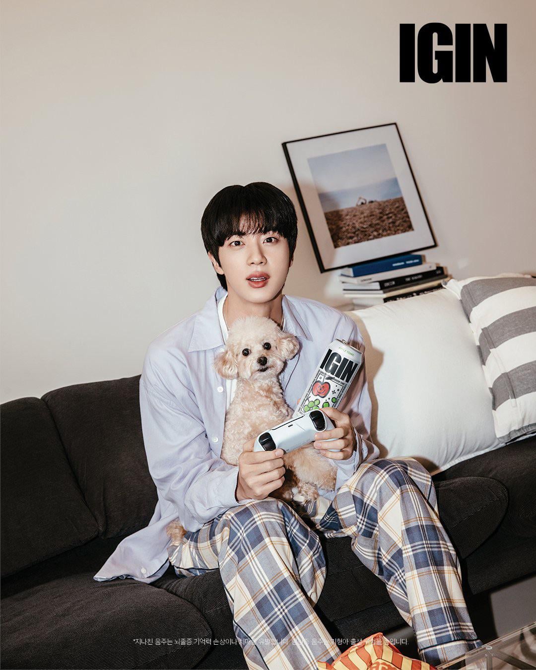 251119 IGIN on Twitter feat. Jin