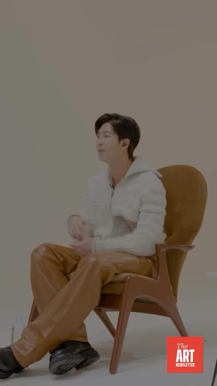 251114 The Art Newsletter on Instagram (featuring RM)