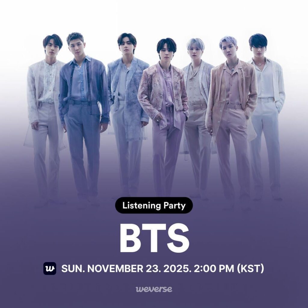 BTS Spatial Audio Listening Party