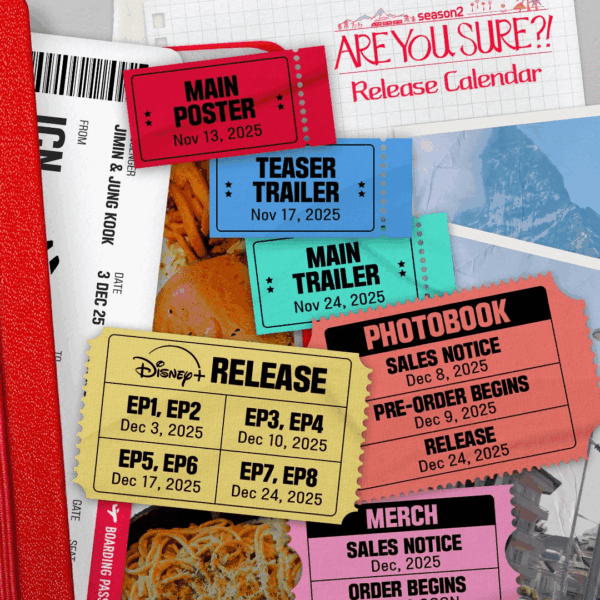 251110 BTS Official on Twitter: <Are You Sure?! Season 2> Release Calendar 📅