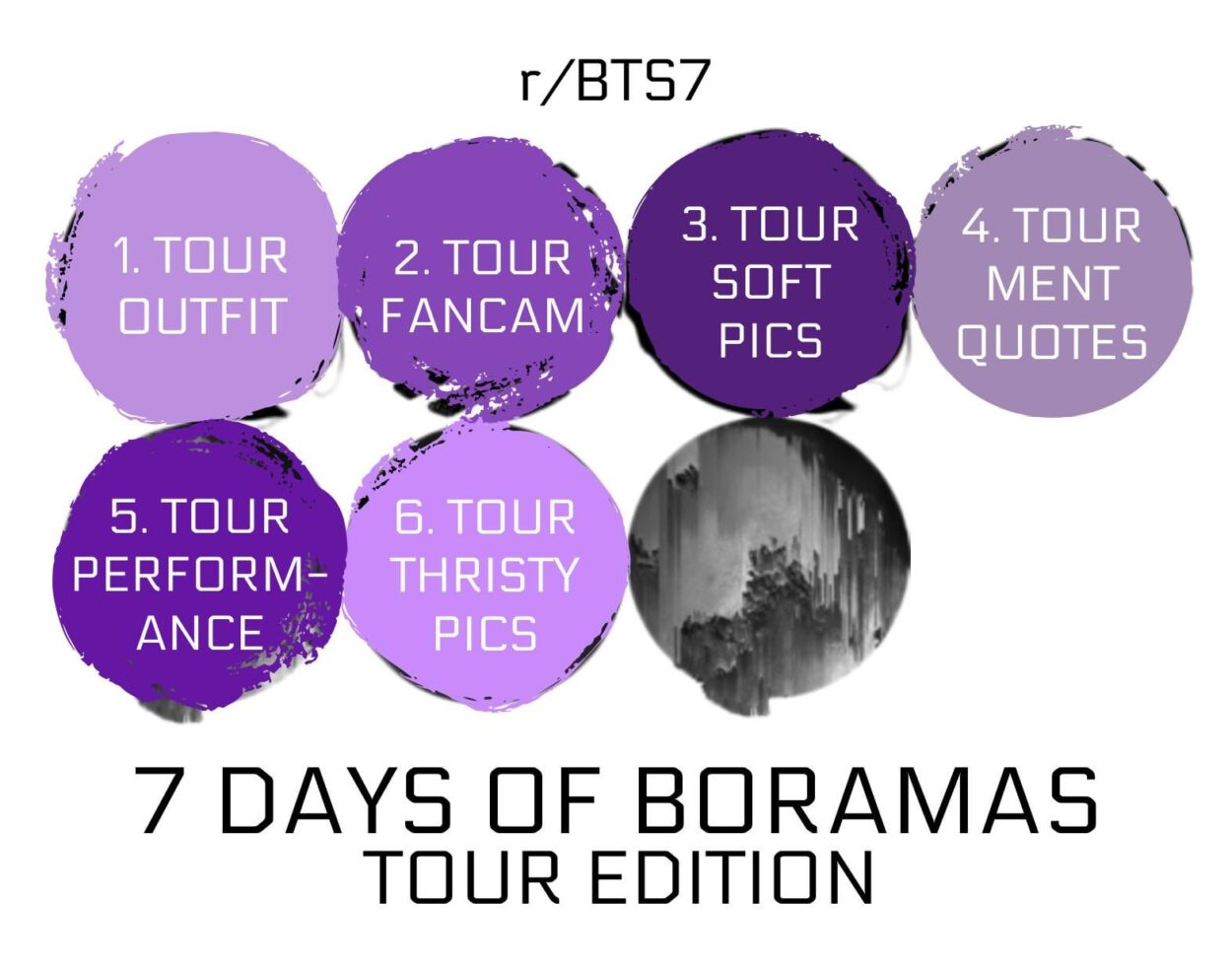 r/BTS7's 7 Days of Boramas: Tour Edition | Day 6: Special Thirsty Thursday Edition