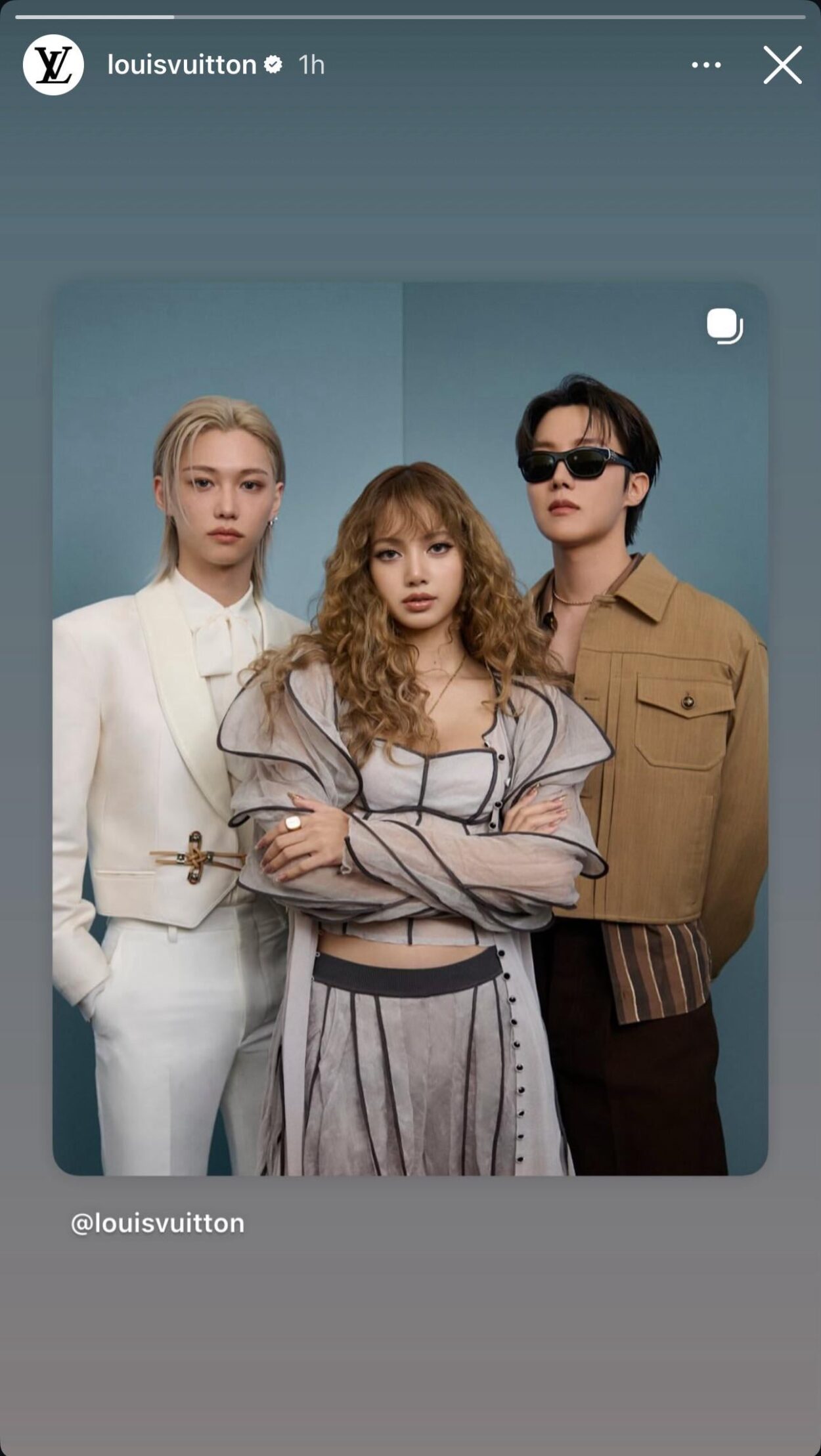 Louis Vuitton on IG Story ft. j-hope - 061225