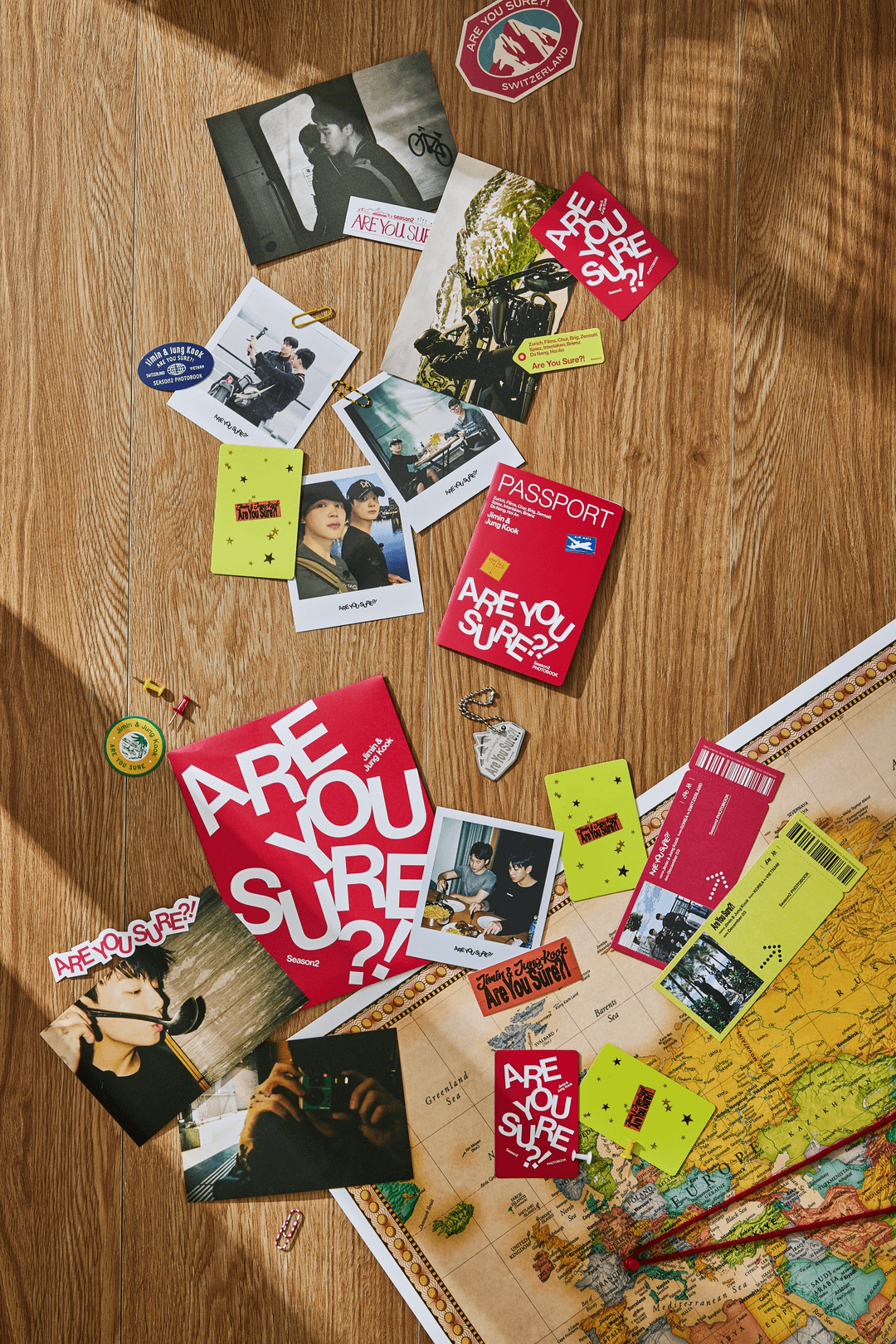 [HYBE MERCH Twitter] Jimin x Jungkook <Are You Sure?! Season 2> PHOTOBOOK - 221225