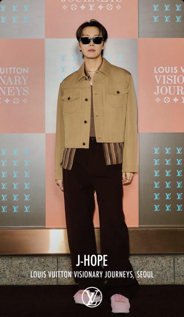 Louis Vuitton IG story ft. j-hope 041225